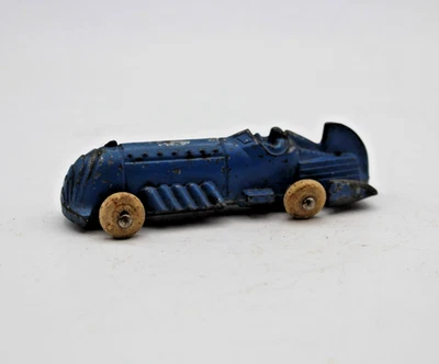 Hubley 3.5"  Toy Race Car Blue - Image 1 of 4