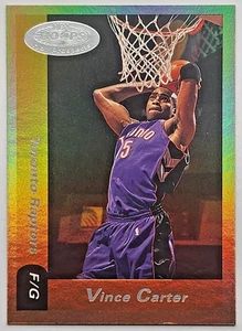 2000-01 Hoops Hot Prospects #1 Vince Carter - Toronto Raptors - Picture 1 of 2