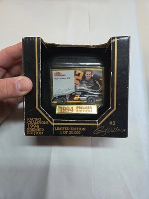 1994 Racing Champions Premier 1:64 #2 Rusty Wallace Ford Motorsport Novo Fechado - Imagem 1 de 4