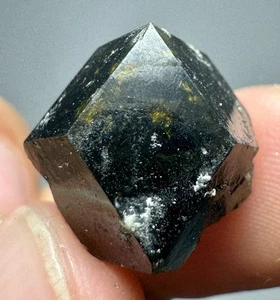 Hochwertiger Andradit Granat Kristall mit Vesuvianit / 24 Karat - Bild 1 von 17