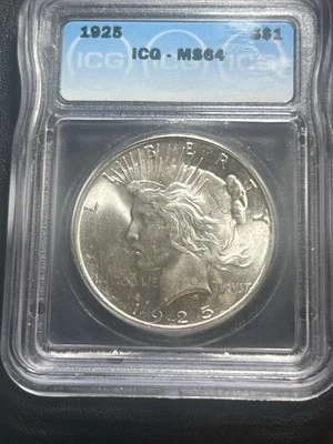 1925 peace dollar ms64 - Image 1 of 4