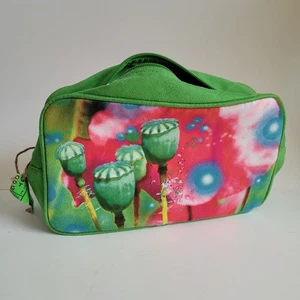 Boreno Colors Green Bag Pouch Designer Jutta Kuure Colorful Vivid See Descript! - Picture 1 of 16