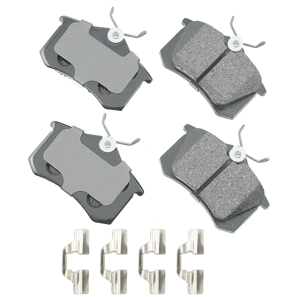 Akebono EUR340B Disc Brake Pad Set For Select 97-19 Audi Volkswagen Models - Image 1 of 1