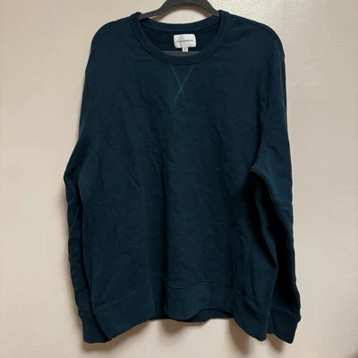 Sudadera Club Monaco para hombre cuello redondo verde azulado XXL, NUEVA CON ETIQUETAS Foto 1 de 4