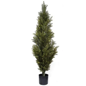 Künstliche Zeder Topiary 4 Fuß natürlicher Look Zedernbaum 120 cm - Bild 1 von 7