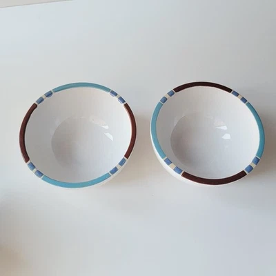 Cuencos de cereal de gres arena blanca Dansk - Juego de 2 Foto 1 de 4