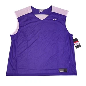Nike Hombre Púrpura y Blanco Stock Reversible Pinnie Talla Grande L Nuevo - Imagen 1 de 5