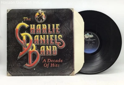 The Charlie Daniels Band A Decade Of Hits LP Vinyl Record Epic FC 38795 (F/P) Foto 1 de 4