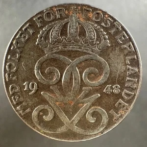 Suecia 1948 2 minerales detalle bien usado - Imagen 1 de 4