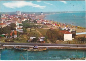 PORTO GARIBALDI - FERRARA - PANORAMA E SPIAGGIA - VIAGG. 1966 -93710- - Picture 1 of 1
