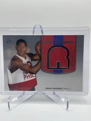 2004-05 SP Signature Edition Retro Remnants Andre Iguodala/499 Rookie Relic RC Foto 1 de 2