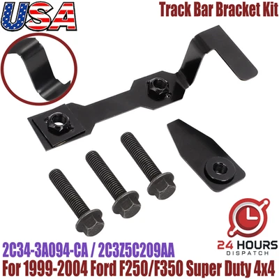 Kit de parafuso e porca de suporte de barra de pista para 1999 2000 2001 2002 2003 Ford F250 F350 4X4 - Imagem 1 de 4