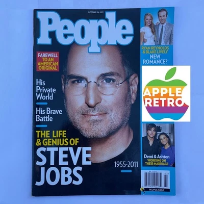 ☎️ PEOPLE 💎 Special Tribute 🔔 LIFE GENIUS STEVE JOBS 💻 2011 🍀 EZ🔒 VERY GOOD - Image 1 of 4