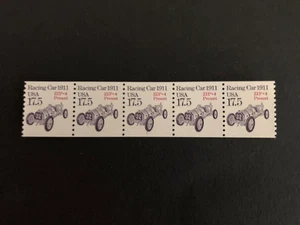 U.S. Stamps, Scott # 2262a, PNC5 # 1, 17.5c Racing Car, MNH - Picture 1 of 2