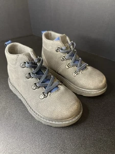 Stivali da trekking Carter’s bambino ragazzo taglia 8M grigio blu stringati ecopelle scamosciata outdoor - Foto 1 di 6