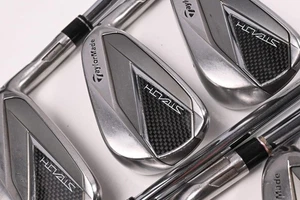 Taylormade Stealth Irons / 5-PW+SW / Regular Flex KBS Max MT 85 Shafts - Picture 1 of 7