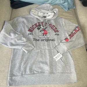 Disney Herren grau Pullover Hoody Grafik Sweatshirt Mickey Mouse Neu mit Etikett Extra Large - Bild 1 von 5