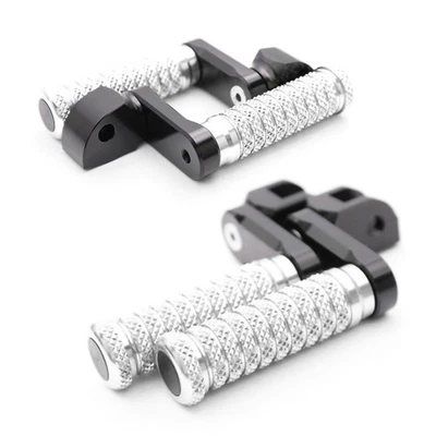 Удлиненные передние задние ножные колышки POLE 1,5 дюйма серебристые для VTR1000 RVT1000R 00-06 07 - Изображение 1 из 4