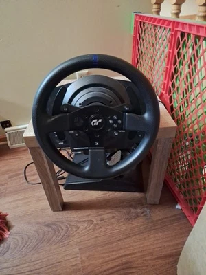 Thrustmaster T300 RS (4169088) GT Racing Wheel + Pedal Set *TABLE NFS - Image 1 of 4