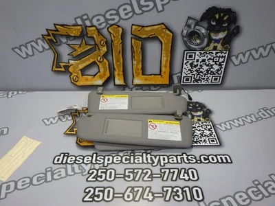 2007 2008 VOLKSWAGEN TOUAREG 3.6L V6 АВТО AWD СОЛНЦЕЗАЩИТНЫЕ КОЗЫРЬКИ (2) СЕРЫЙ OEM - Изображение 1 из 4