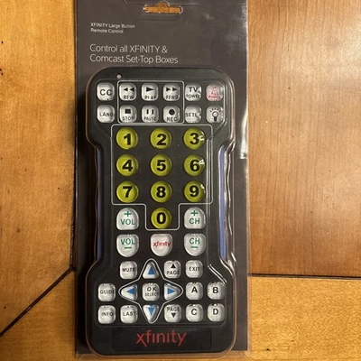 Xfinity Comcast Backlit Large Button Big Oversized Universal Remote Control NEW - Image 1 of 4