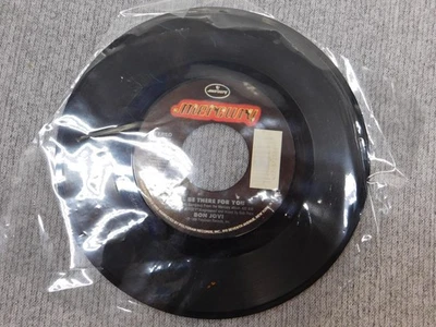 Vintage 1988 Bon Jovi 45 RPM Vinyl Record I'll Be There For You Homebound Train - Image 1 of 4