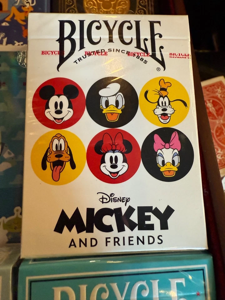 Disney Parks Bicicleta Baraja Estándar de Cartas Mickey y Amigos Nuevo en Caja Foto 1 de 1