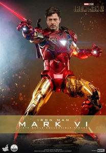 1/4 Scale Iron Man 2 Iron Man Mark VI Figure Hot Toys 911852 QS025 - Picture 1 of 12