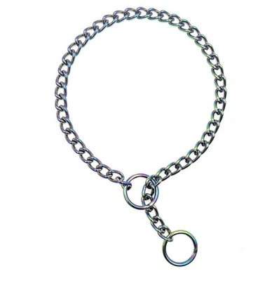 Heavy Chain Metal Dog Collar Rainbow Adjustable Alloy Steel Size 4XL Large Dogs  - Image 1 of 4