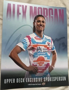 Foto de fútbol exclusiva de la cubierta superior Alex Morgan USWNT 8x10 promoción RARA - Imagen 1 de 2