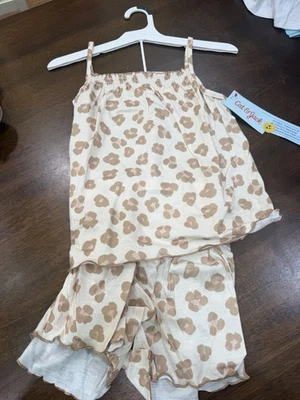 Conjunto de pijama de verano para niñas grande 10/12 nuevo con etiquetas estampado animal  Foto 1 de 3