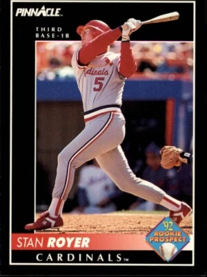 1992 Pinnacle # 263 Stan Royer Rookie RC St. Louis Cardinals MINT condition - Image 1 of 2