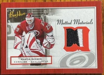 2005-06 Beehive Matted Materials Martin Gerber #MM-MG Carolina Hurricanes - Image 1 of 2