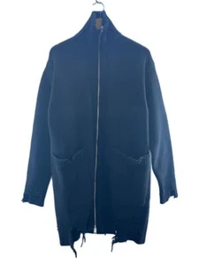 DIESEL cardigan damage long wool black Used - Picture 1 of 7