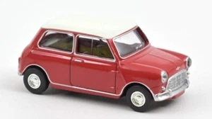 MODELLINO AUTO STATICO NOREV MINI COOPER S 1964 ROSSO TETTO BIANCO SCALA 1:54 - Foto 1 di 2