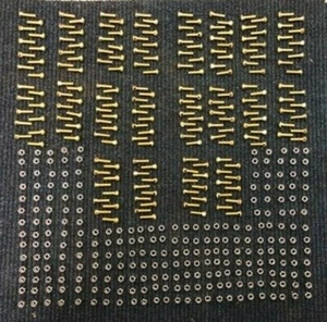 200 Fishbolts & Nylock Nuts M5 for US 1.5" flat rail 1 1/2 Inch Fishplates - Picture 1 of 2