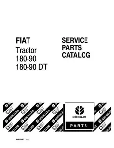 NUEVO CATÁLOGO DE PIEZAS HOLLAND FIAT 700000511-180-90 180-9ODT - Imagen 1 de 1