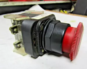 ✌BOTÓN DE PARADA DE EMERGENCIA ALLEN BRADLEY 800H-FRXT A1 800T-XD4 XD1 TWIST-PUSH-PULL - Imagen 1 de 5