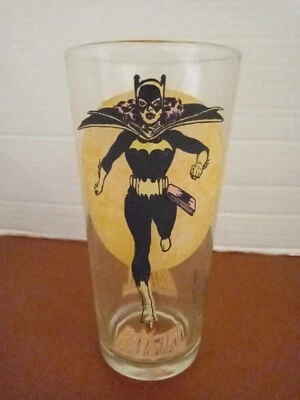 Vidrio vintage 1976 Batgirl Barbara Gordon mujer Pepsi Super Series DC Comics EE. UU. Foto 1 de 4