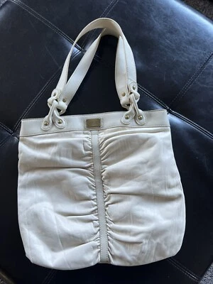 Vintage Vara Wang Leather Shoulder Bag Purse luxury Tan Handbag - Image 1 of 3