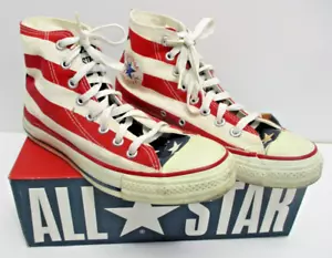 Converse All Stars Hi top STARS & BARS scatola originale - 6,5 uomo o 8,5 donna - Foto 1 di 18