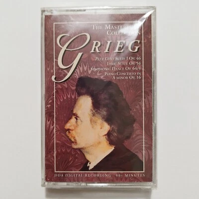 The Masterpiece Collection: Edvard Grieg (Audio Cassette Tape) - NEW SEALED - Image 1 of 2