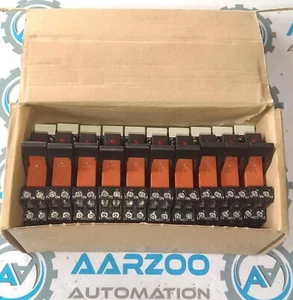 Schrack RT424024 Power Relay With Base RT78726 24 VDC. (Set of 10) - Picture 1 of 8