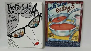The Far Side Gallery 4 & The Far Side Gallery 5 Books by Gary Larson Excel/Good - Picture 1 of 12