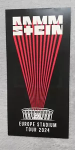 Rammstein 13.7.2024 Frankfurt Sitzplatz Block 28B, Reihe 2 Sammlerticket - Bild 1 von 1