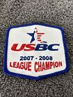 Vintage United States Bowling Congress USBC 2007-2008 League Champion Patch