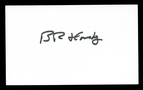 Bruce Hornsby signed autograph auto 3x5 index card Singer & Songwriter R535 Cover
