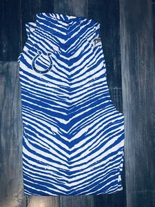 Indianapolis Colts Zubaz königlich und weiß Post Print Fußballhose Medium für Herren - Bild 1 von 5