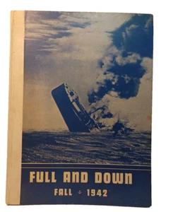WWII 1942 Fall Team Full And Down Maritime Service Officers Class Book JRR32 - Picture 1 of 10