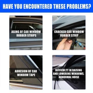 Electric Car Window Lubricant Car Door Glass Lifting Agent NEW Seal Rubber W5S5 - Picture 1 of 9